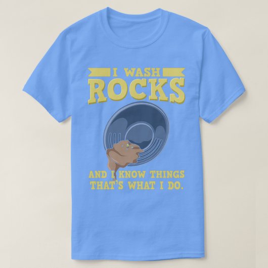 GOLD PANNE I Wash Rocks T-Shirt (Design vorne)