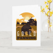 Gold Panning Karte (Gelbe Blume)