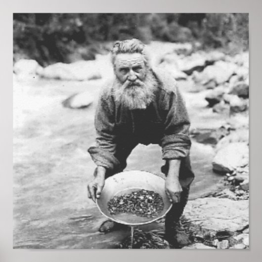 Gold Panning Poster (Vorne)