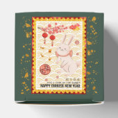 Gold Papercut 2023 Kaninchen Chinesisches Neujahrs Geschenkschachtel (Oben)