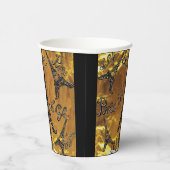 Gold Pappbecher (Rechts)