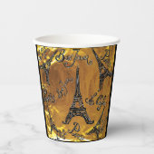 Gold Pappbecher (Vorderseite)