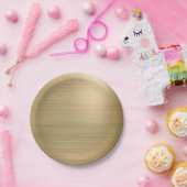 Gold-Party Pappteller (Party)