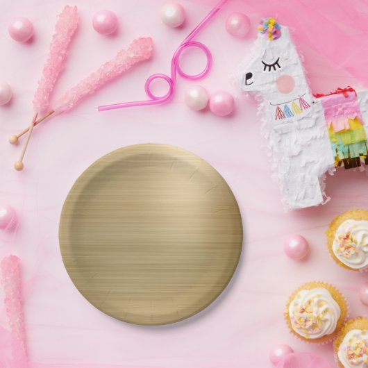 Gold-Party Pappteller (Party)