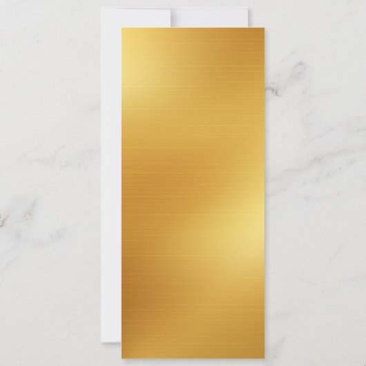 Gold  Party Ticket Invitation 2026 Einladung (Rückseite)