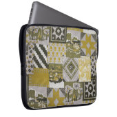 Gold Patchwork Notebook Sleeve (Vorne Rechts)