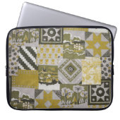 Gold Patchwork Notebook Sleeve (Vorderseite)