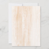 Gold & Peach Mason Jar Einladungen für Hochzeiten  (Rückseite)