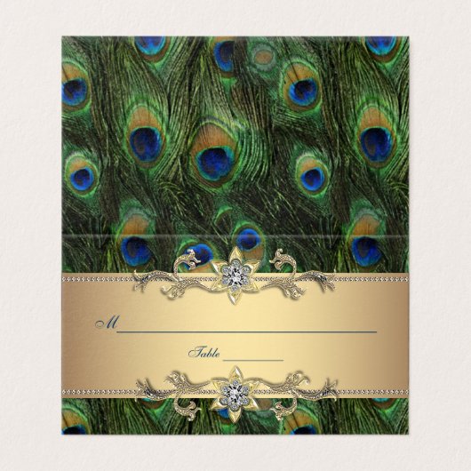 Gold Peacock (Außenseite Aufgefaltet)