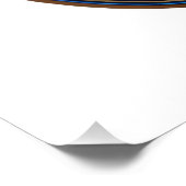 Gold Peacock Colors Hamsa Green Sapphire Third Eye Poster (Ecke)