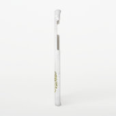 Gold Peacock Personalisiert Samsung Galaxy Case Hülle (Linke Seite)