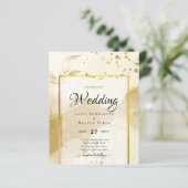 Gold Pearl WEDDING Alkohol INK Abstrakt LeahG (Stehend Vorderseite)
