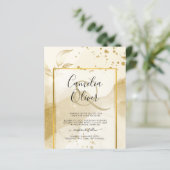 Gold Pearl WEDDING Alkohol INK Abstrakt LeahG (Stehend Vorderseite)