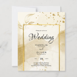 Gold Pearl WEDDING Alkohol INK Abstrakt LeahG