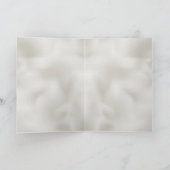 Gold Pearl White Sparkle Karte (Innenseite)