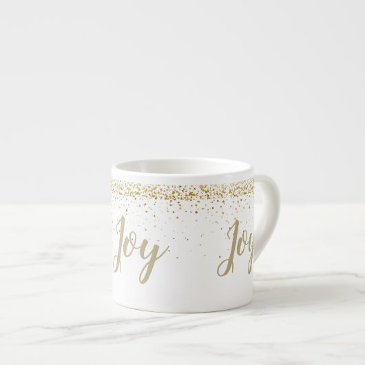 Gold Peitite Stars Joy Espresso Tasse (Vorderseite Rechts)