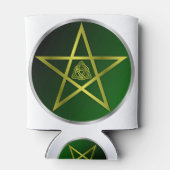 Gold-Pentagramm Dosenkühler (Rückseite)
