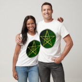 Gold-Pentagramm T-Shirt (Unisex)