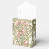 Gold Peonies Vintage Wedding Geschenkschachtel (Geöffnet)