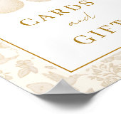 Gold Perfect Pear Brautparty Cards & Gifts Sign Poster (Ecke)