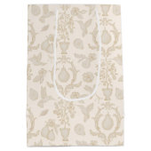 Gold Perfect Pear Brautparty Geschenktasche Mittlere Geschenktüte (Rückseite)