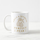 Gold Perfect Pear Brautparty Tasse (Links)