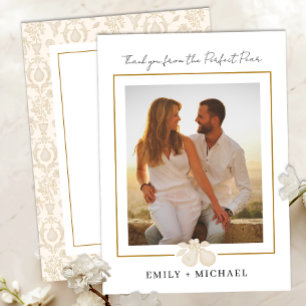 Gold Perfect Pear Foto Danke Karte