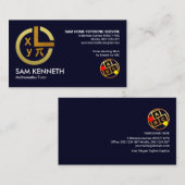 Gold-Perpenquer-Umlauf Match Tutor Visitenkarte (Vorne/Hinten)