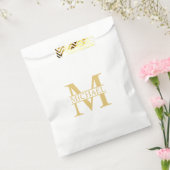 Gold Personalisierte Monogramm und Name Geschenktütchen (Versiegelt)