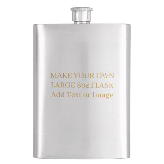 Gold Personalisierte Text- oder Foto-Favoriten Hoc Flachmann (Vorderseite)