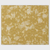 Gold-Petal-Geschenkpapier