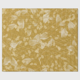 Gold-Petal-Geschenkpapier Geschenkpapier