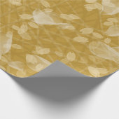 Gold-Petal-Geschenkpapier Geschenkpapier (Ecke)