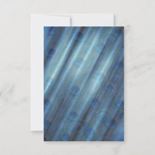 Gold, PfauenFedern auf Smaragdgrüner Seide RSVP Karte (Rückseite)