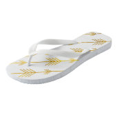 Gold Pfeile Badesandalen (Schrägansicht)