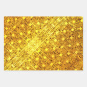 Gold Pfeile und Sky Blue Meander Sampler Geschenkpapier Set (Vorderseite 2)