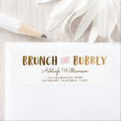 Gold & Pink Brunch & Bubbly Wedding Brautparty (Insitu)