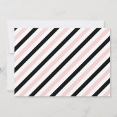 Gold & Pink Confetti Brunch & Bubbly Brautparty Einladung (Rückseite)