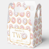 Gold Pink Donut Birthday Gefälligkasten Geschenkschachtel (Offen)