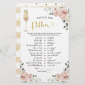 Gold Pink Dusty Rose Soiree würde sie eher spielen (Vorne/Hinten)