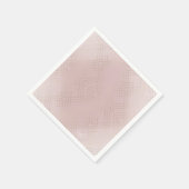 Gold Pink Elegance Diamond Geo Deko Wedding Serviette (Ecke)