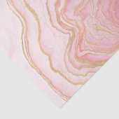 Gold Pink Fluid Liquid Painting Seidenpapier (Ausschnitt)