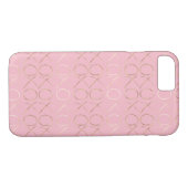 Gold Pink Girly Glam XOXO Case-Mate iPhone Hülle (Rückseite (Horizontal))