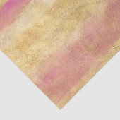 Gold Pink Glitz Streifen Seidenpapier (Detail)