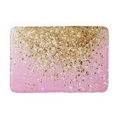 Gold Pink Glitzer #1 Badematte (Vorderseite)