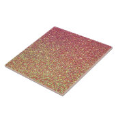 Gold Pink Glitzer Textur Fliese (Seite)