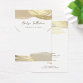 Gold Pinselstriche Halskette (Schreibtisch)