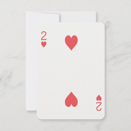 Gold Playing Card Las Vegas Wedding Platzkarte (Vorderseite)