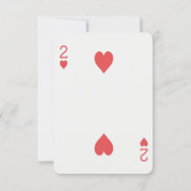 Gold Playing Card Las Vegas Wedding Platzkarte