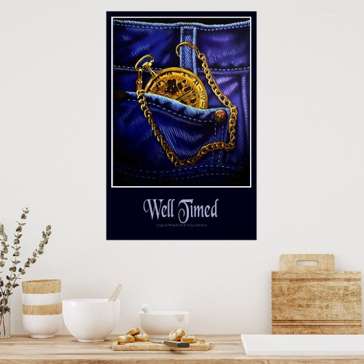 Gold Pocketwatch Poster (Küche)